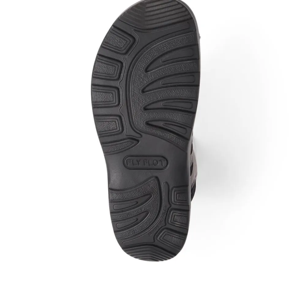 Fly Flot Dual Touch Fastening Sandals - Grey
