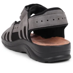 Fly Flot Dual Touch Fastening Sandals - Grey