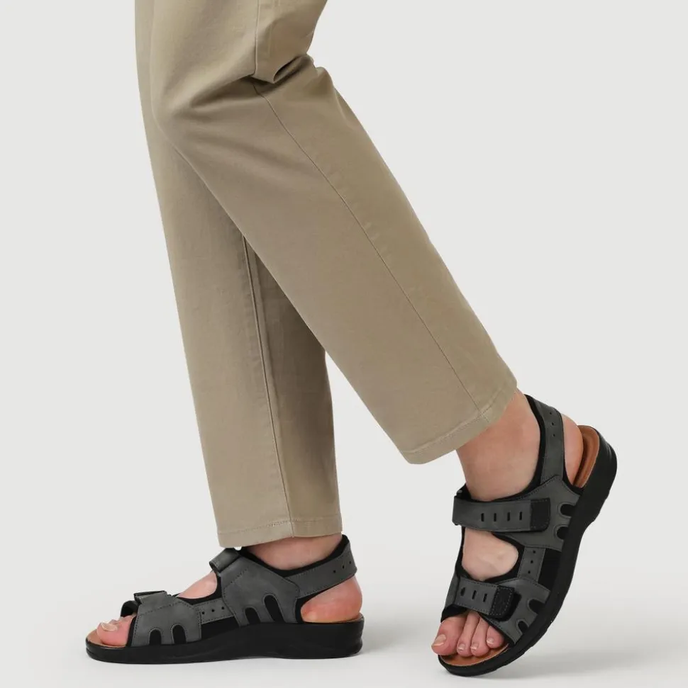Fly Flot Dual Touch Fastening Sandals - Grey