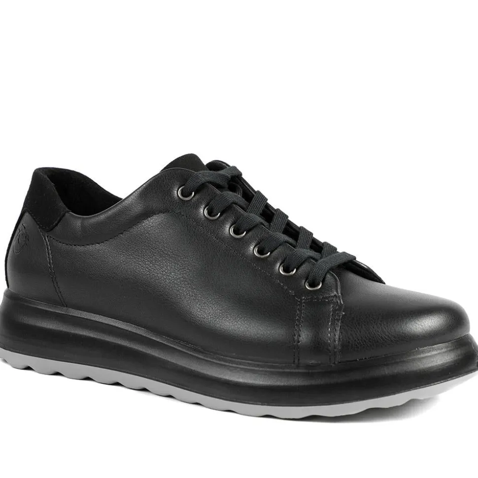 Fly Flot Lace Up Trainers - Black