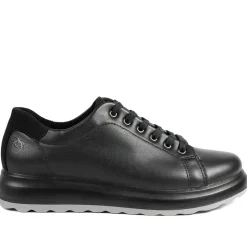 Fly Flot Lace Up Trainers - Black