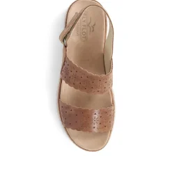 Fly Flot Leather Sandals - Tan
