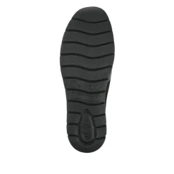 Fly Flot Leather Slip On Boots - Black Leopard