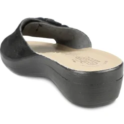 Fly Flot Mule Sandals - Black