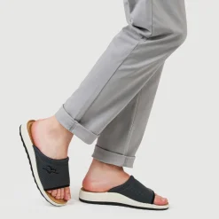 Fly Flot Mule Sandals - Grey