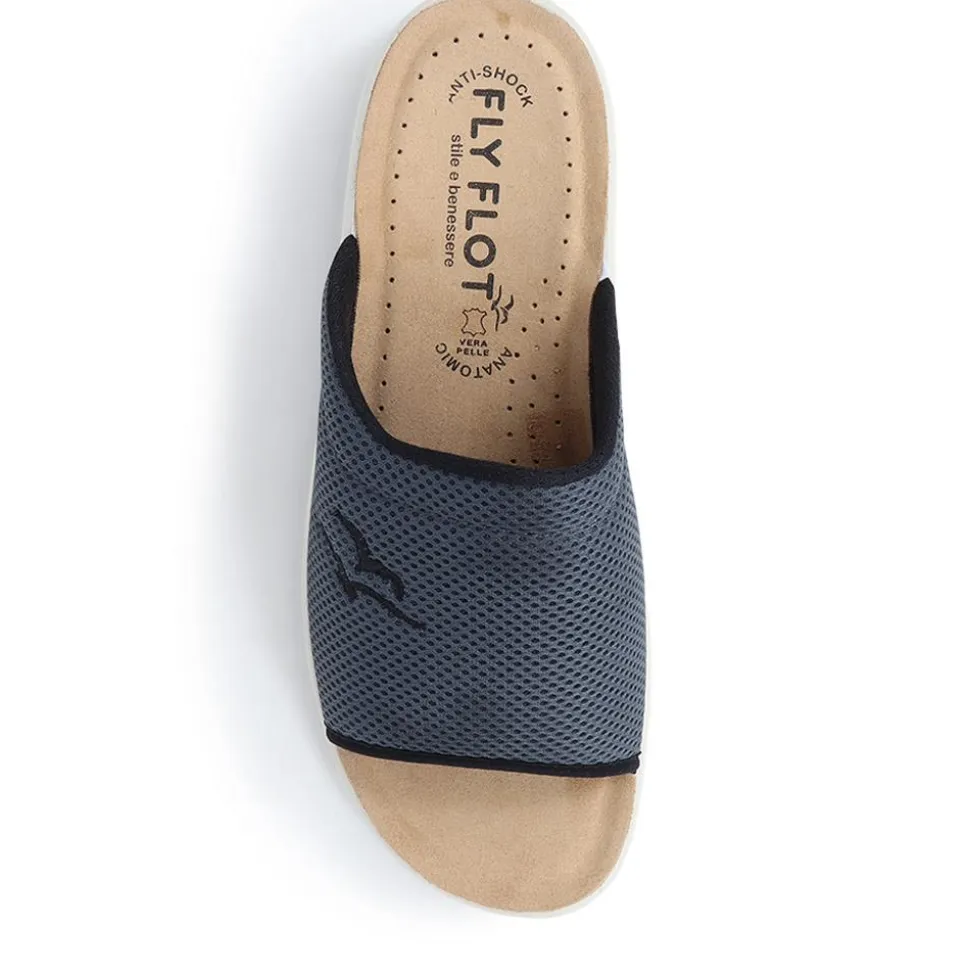 Fly Flot Mule Sandals - Grey