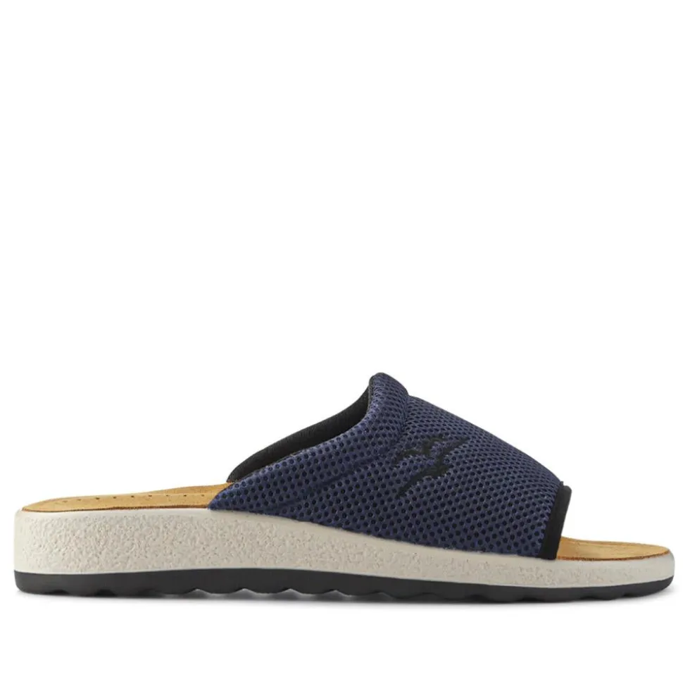 Fly Flot Mule Sandals - Navy