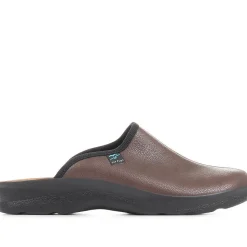 Fly Flot Mule Slippers - Dark Brown