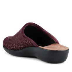 Fly Flot Self Moulding Velour Mules - Plum