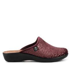 Fly Flot Self Moulding Velour Mules - Plum