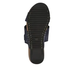 Fly Flot Shock Absorbing Leather Sandals - Blue