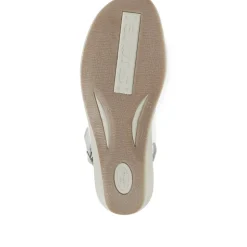Fly Flot Slingback Strappy Sandals - White-Beige