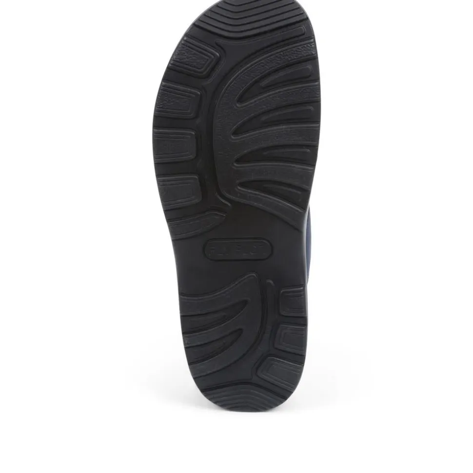 Fly Flot Slip On Mule Sandals - Navy