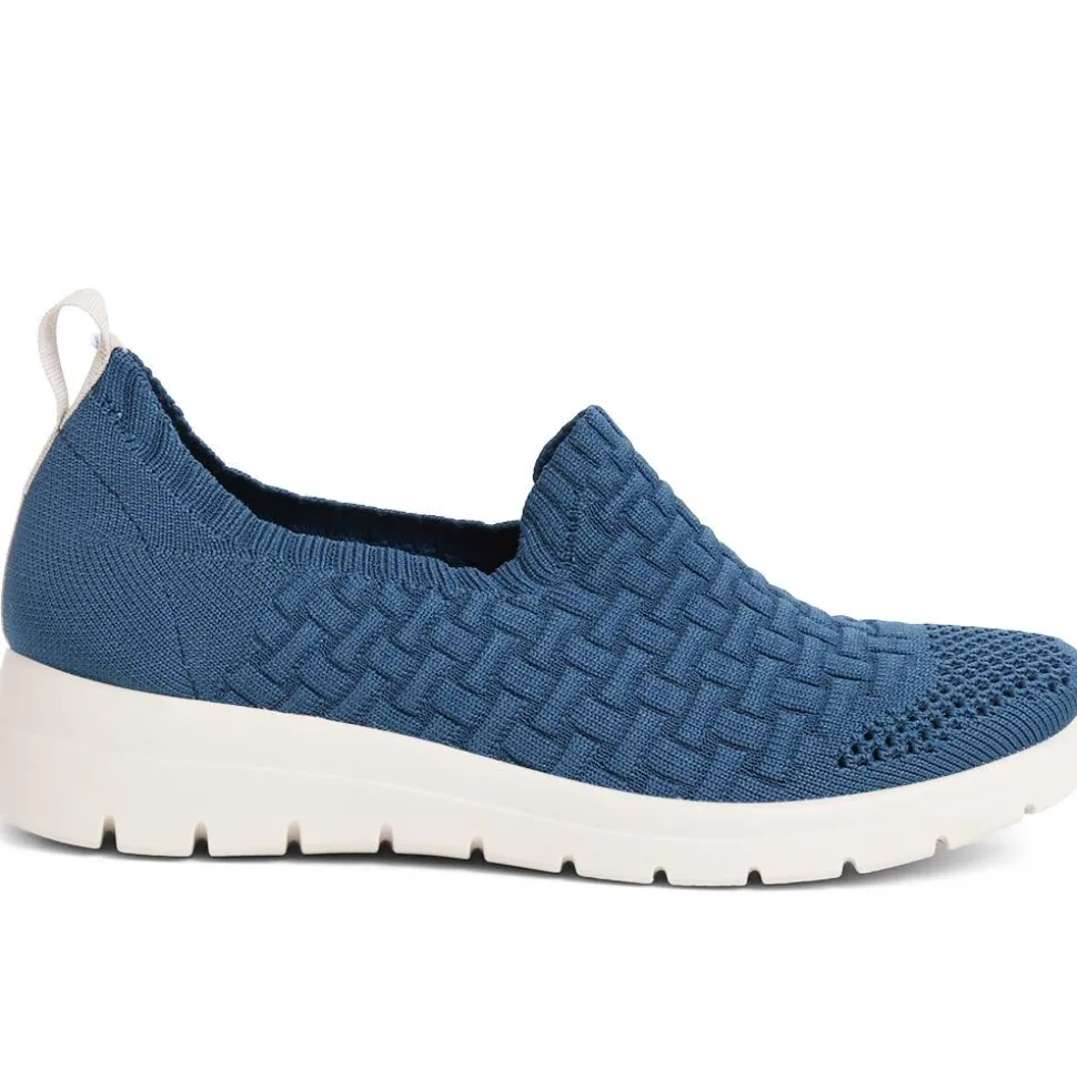 Fly Flot Slip On Trainers - Blue