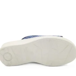 Fly Flot Stretch Fit Mule Sandals - Navy Shimmer