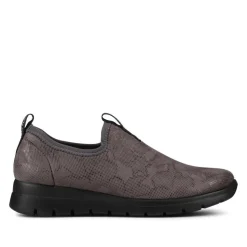 FlyFlot Stretch Fit Slip-On Shoes - Grey