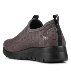 FlyFlot Stretch Fit Slip-On Shoes - Grey