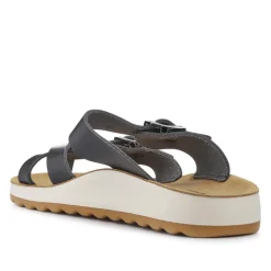 Fly Flot Toe Post Sandals - Black