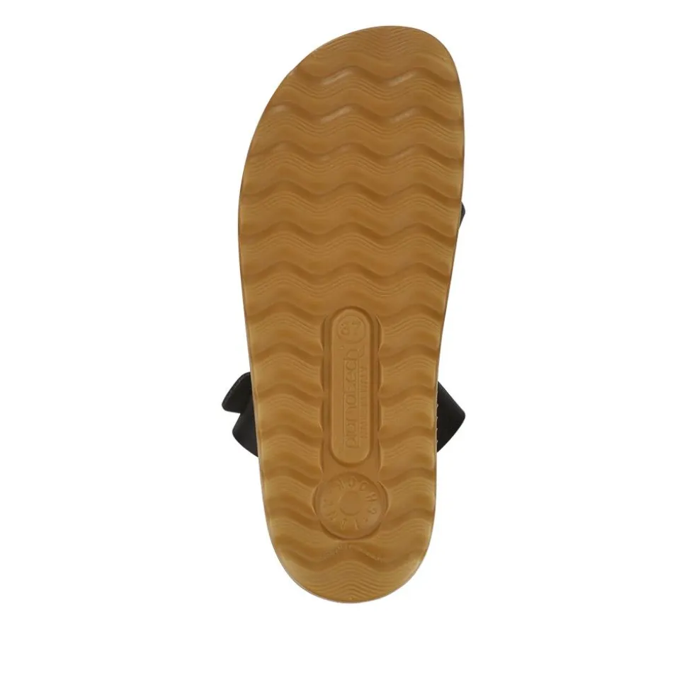 Fly Flot Toe Post Sandals - Black