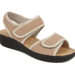 Fly Flot Touch Fastening Sandals - Beige