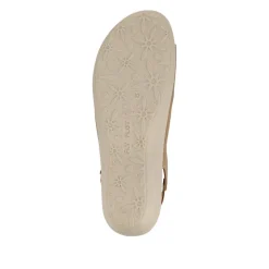 Fly Flot Triple Fasten Cushioning Sandals - Beige