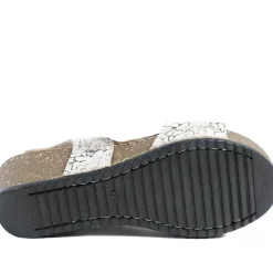 Fly Flot Wedge Heel Slingback Sandals - Beige