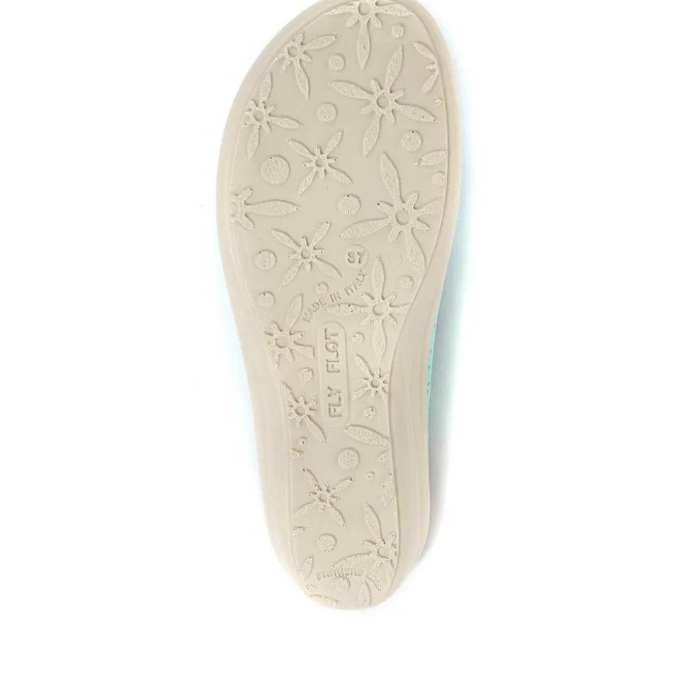 Fly Flot Wide Fit Anatomic Clogs - Aqua