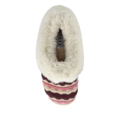 Franca Premium Faux-Fur-Lined Slippers - Purple Multi