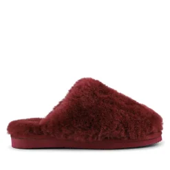Freesia Sheepskin Slippers - Burgundy