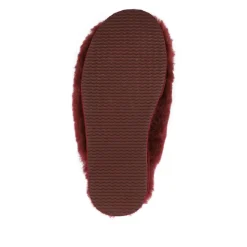 Freesia Sheepskin Slippers - Burgundy