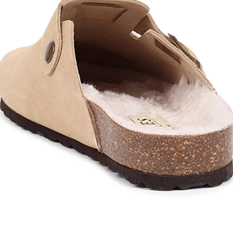 Freida Mules Slippers - Chestnut