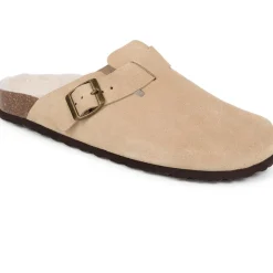 Freida Mules Slippers - Chestnut
