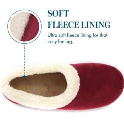 Full Slipper - Burgundy