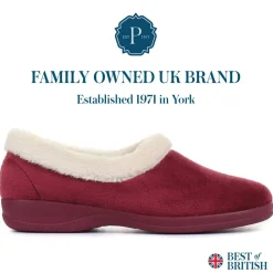Full Slipper - Burgundy