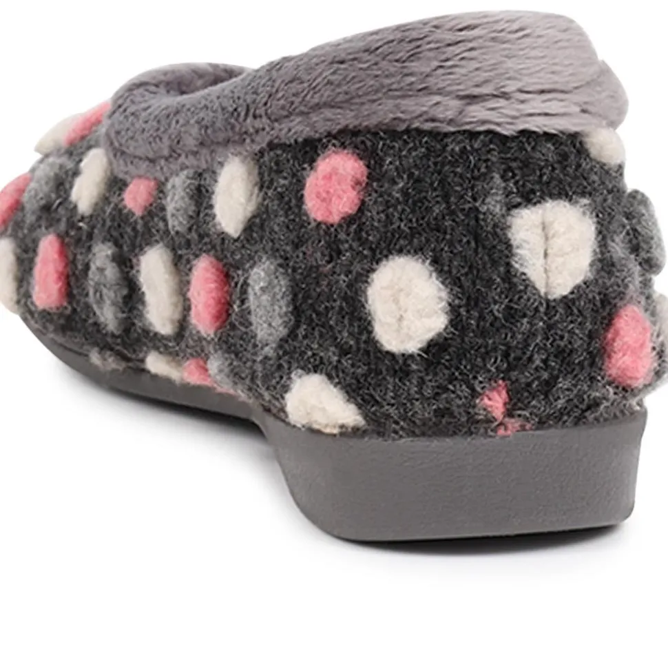 Full Slippers - Dark Grey Multi