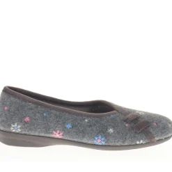 Full Slippers - Grey Floral