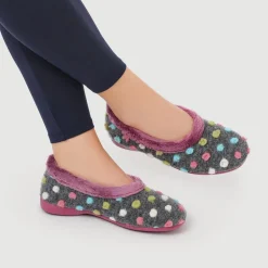 Full Slippers - Grey Multi