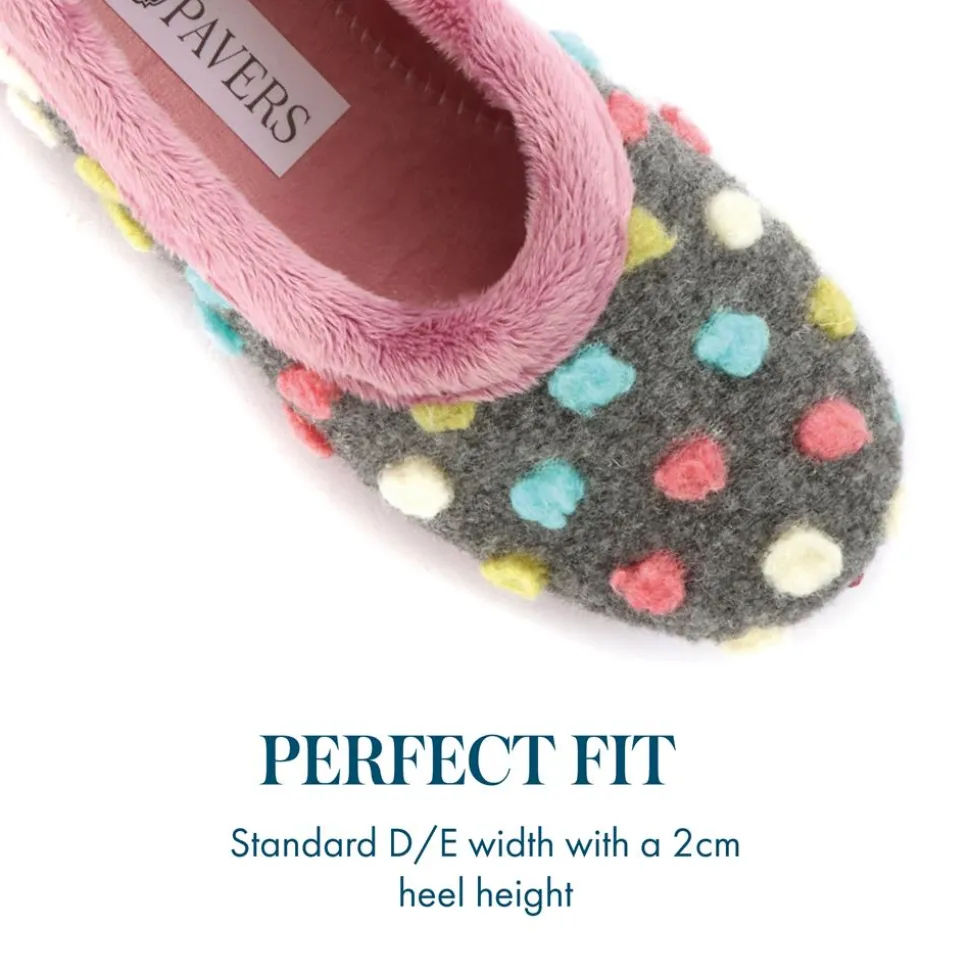 Full Slippers - Grey Multi