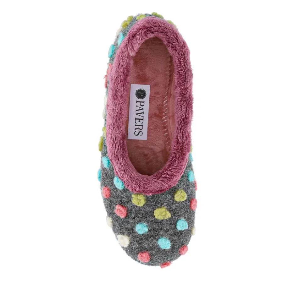 Full Slippers - Grey Multi