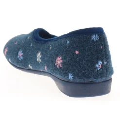 Full Slippers - Navy Floral
