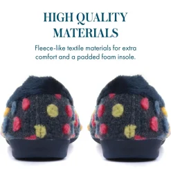 Full Slippers - Navy Multi
