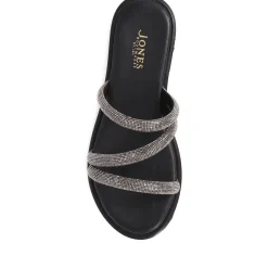 Ghita Calf Leather Sandals - Black