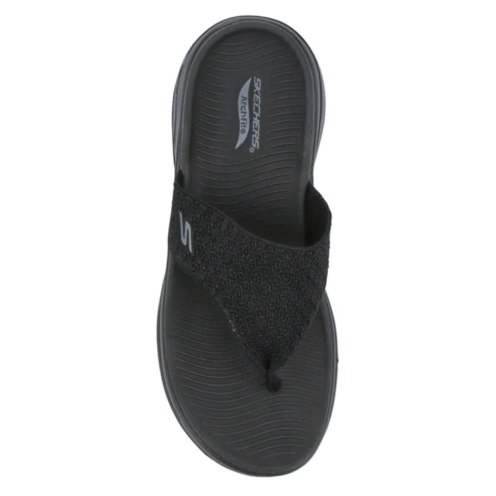 Go Walk Arch Fit Sandals - Black