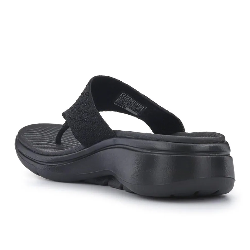 Go Walk Arch Fit Sandals - Black