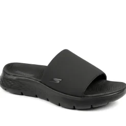 GO WALK Flex Sandals - Black-Black