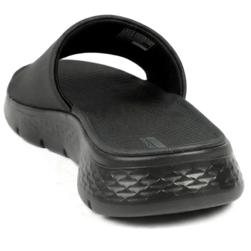 GO WALK Flex Sandals - Black-Black