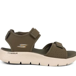 GO WALK Flex Sandals - Olive