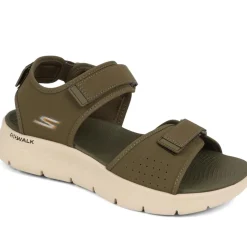 GO WALK Flex Sandals - Olive