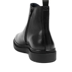 Gregory Warm Lined Leather Chelsea Boots - Black