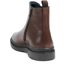 Gregory Warm Lined Leather Chelsea Boots - Dark Brown